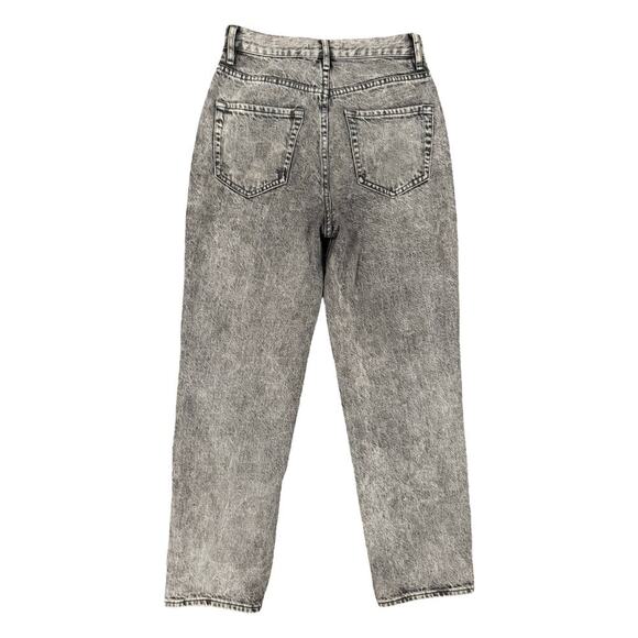Pacsun Women’s Jeans Size 24 High Rise Straight Acid Wash Gray Denim 100% Cotton - Picture 3 of 8